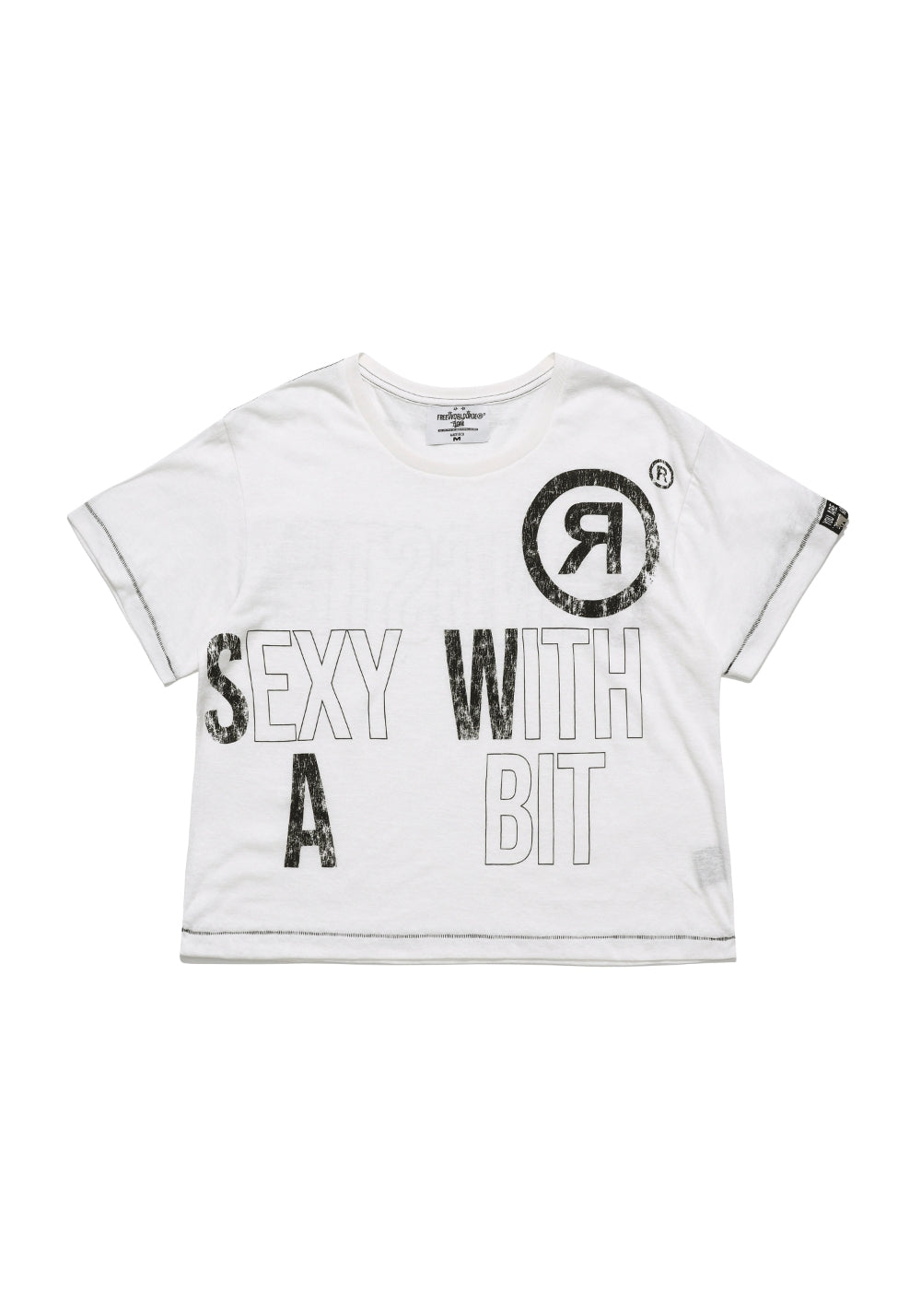 FVVO丨“SEXY WITH A BIT”DTG Printed T-Shirt-White - PSYLOS 1, FVVO丨“SEXY WITH A BIT”DTG Printed T-Shirt-White, T-Shirt, FREE WORLD ORDER, PSYLOS 1